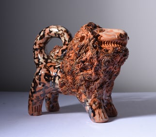 Billy Ray Hussey Pottery Lion