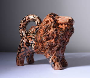 Billy Ray Hussey Pottery Lion