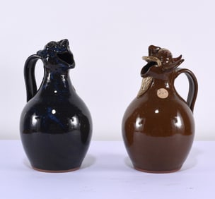 Jack Maness Face Jug Bottles