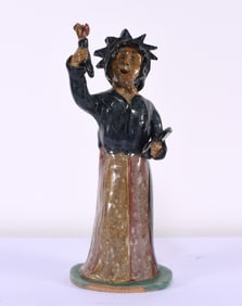Crystal King Pottery Figural Statue of Liberty
