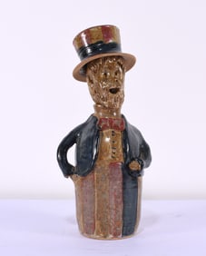 Crystal King Pottery Figural Uncle Sam
