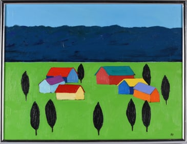 Nancy Poulos Folk Painting