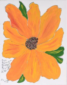 Mary Paulser Sunflower Painting