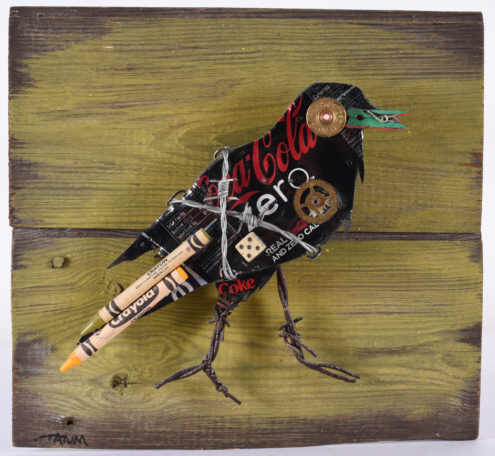 Folk Painting Signed Tatum (1 of 2)