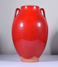 Ben Owen III Pottery Chinese Red