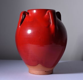 Ben Owen III Pottery Chinese Red