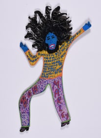 Miz Thang Folk Art Cut Out