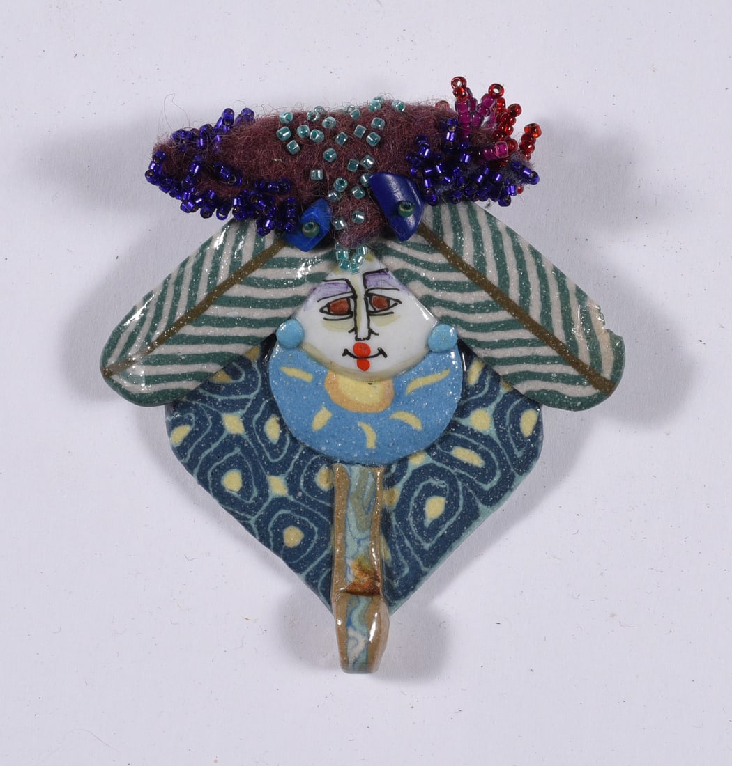 Jane Peiser Pottery Broach (1 of 2)