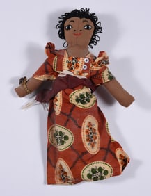 Black American Folk Doll