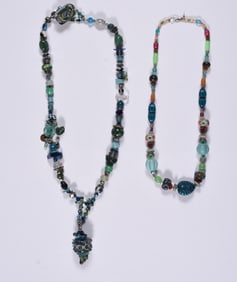 Folk Art Necklace Group (2)