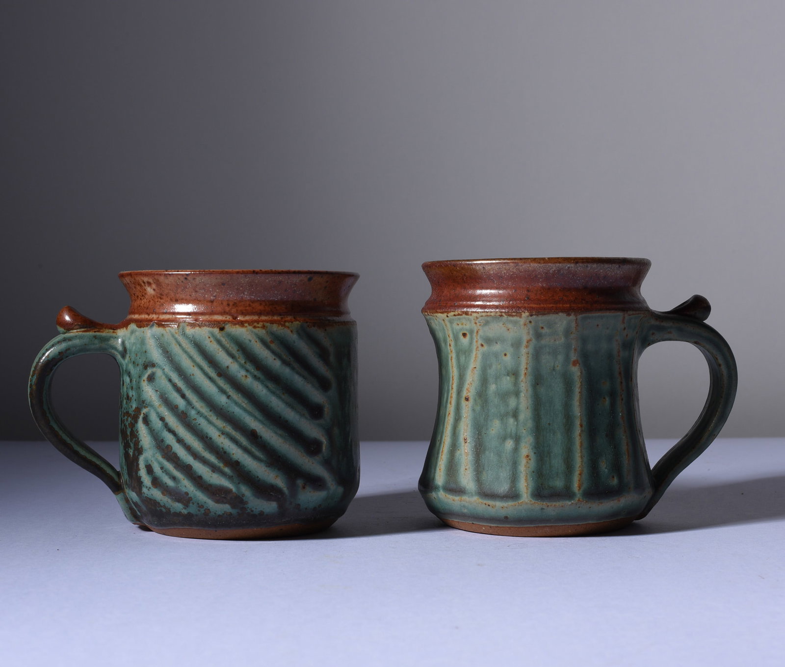 North Carolina Folk Pottery Mug: 3" all pottery is from an estate and if it has issues we will note it else it is in fine condition. This collection comes from a single owner and they loved the pottery and the artist. Most of this po