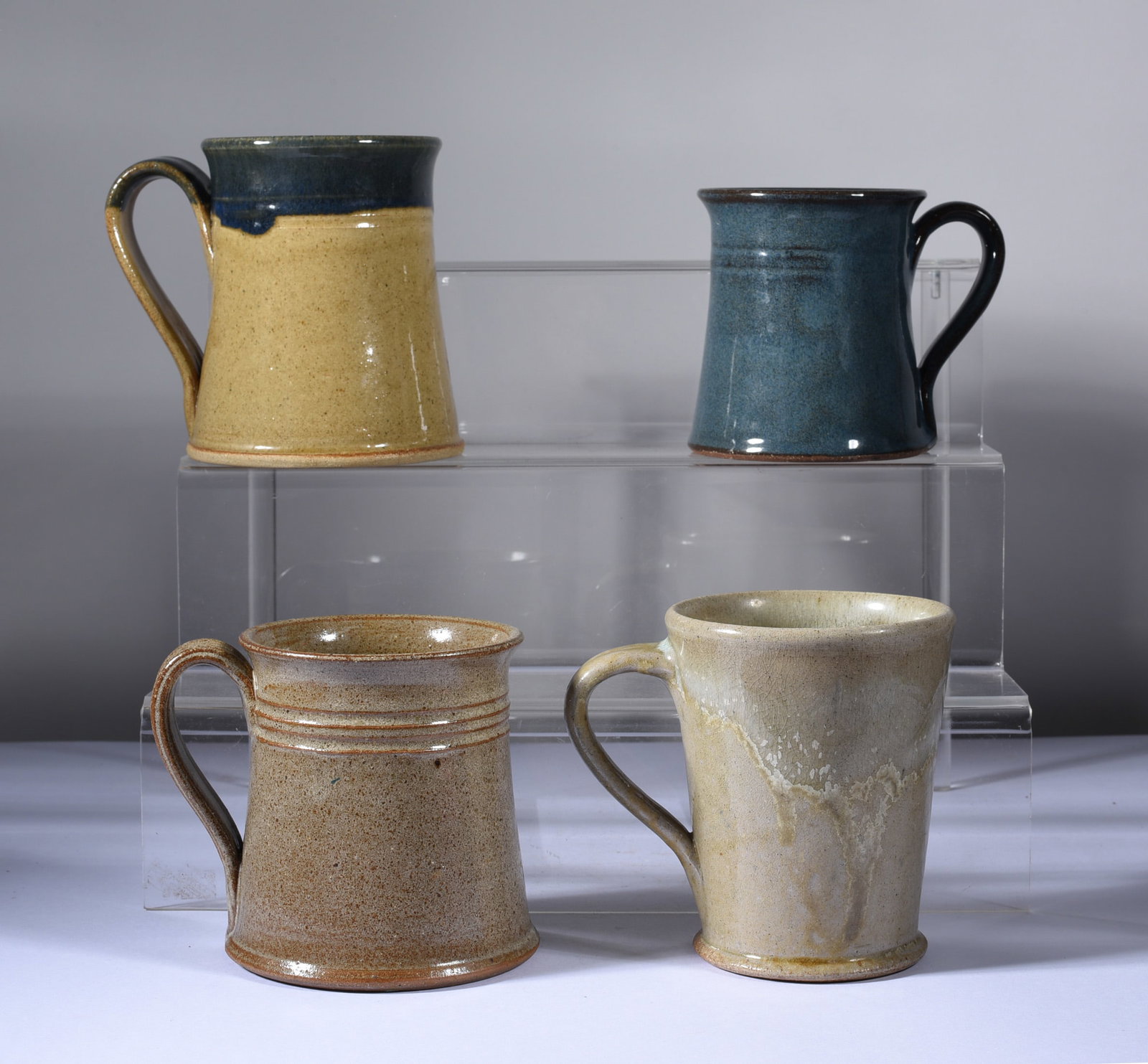 North Carolina Folk Pottery Mug: Average is 4-1/2" all pottery is from an estate and if it has issues we will note it else it is in fine condition. This collection comes from a single owner and they loved the pottery and the artist. 
