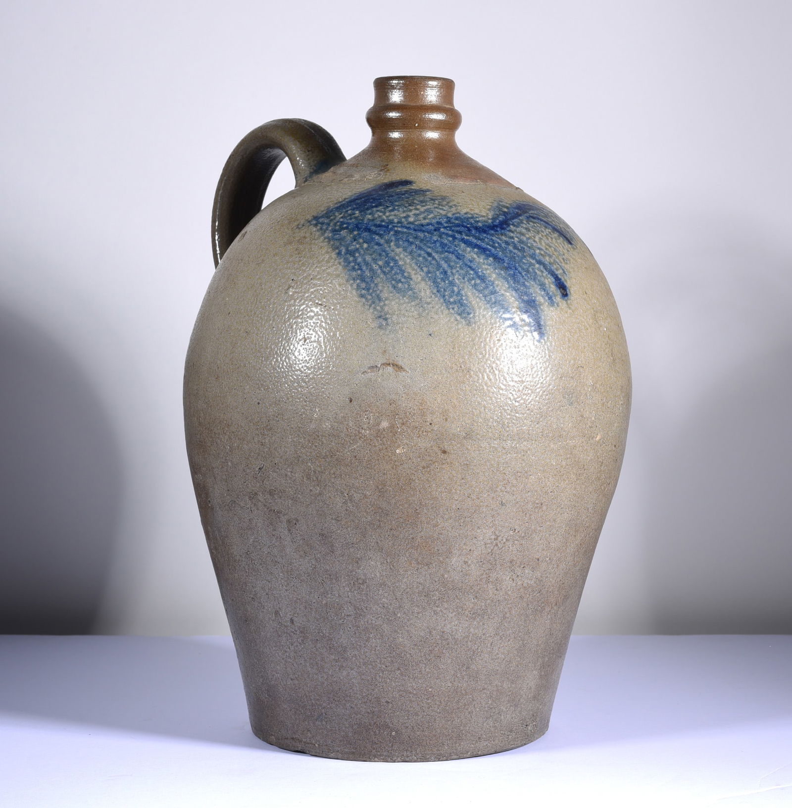 Virginia Stoneware Blue Decorated Jug