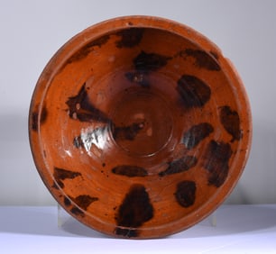 Sullivan County TN Decorated Redware Plate