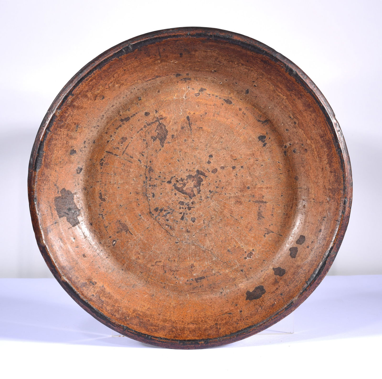 Alamance County Pottery Dirt Dish ca. 1850 (1 of 2)