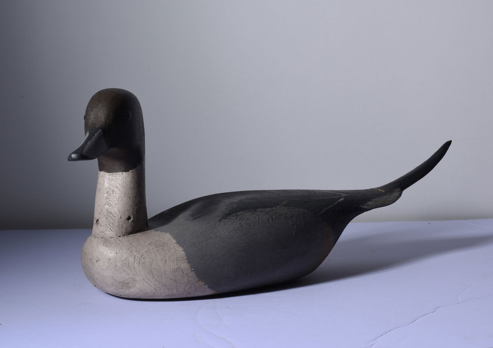 Painted Duck Decoy: 14" very nice carved duck decoy original paint.