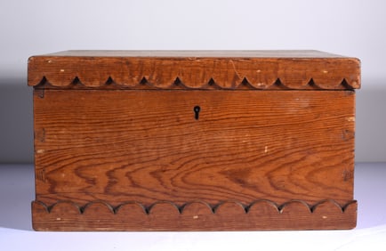 Southern Folk Art Lidded Box