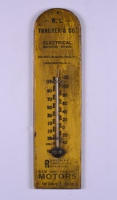 Greensboro North Carolina Wooden Advertising Thermometer