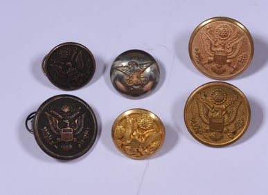 Group of Military Buttons