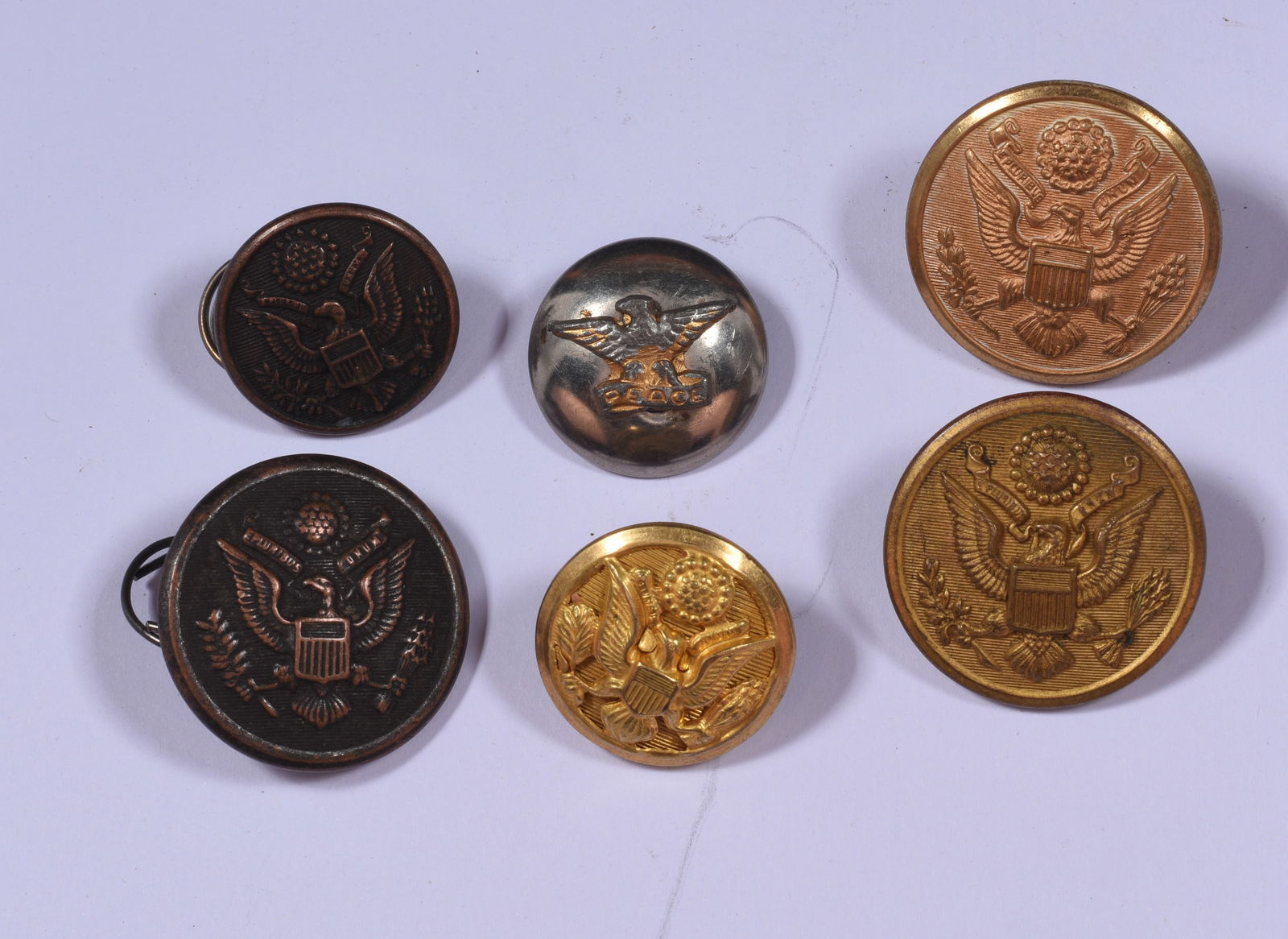 Group of Military Buttons (1 of 2)