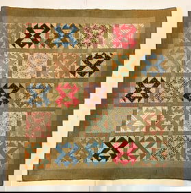 American Textile Quilt ca. 1900