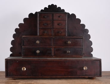 Folk Art Spice Cabinet