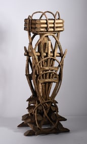 Folk Art Root Plant Stand ca. 1920