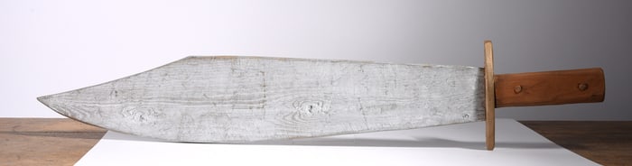 Folk Art Wodden Trade Sign Knife
