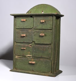 African American Hanging Spice Cupboard