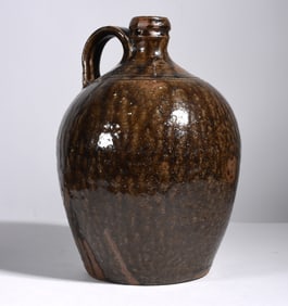 Early North Carolina Akaline Glaze Jug ca. 1830