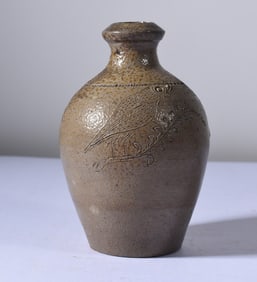 Chester Webster Decorated Salt Glaze Jug ca. 1840