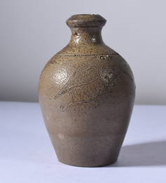 Chester Webster Decorated Salt Glaze Jug ca. 1840
