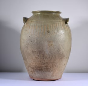 Thomas Chandler Slip Decorated Jar Edgefield SC