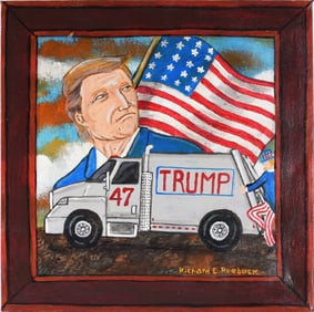 Richard Roebuck Folk Art Painting