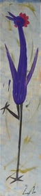 Ernest Lee Folk Painted Chicken