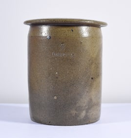 DG Fox Stamped Jar