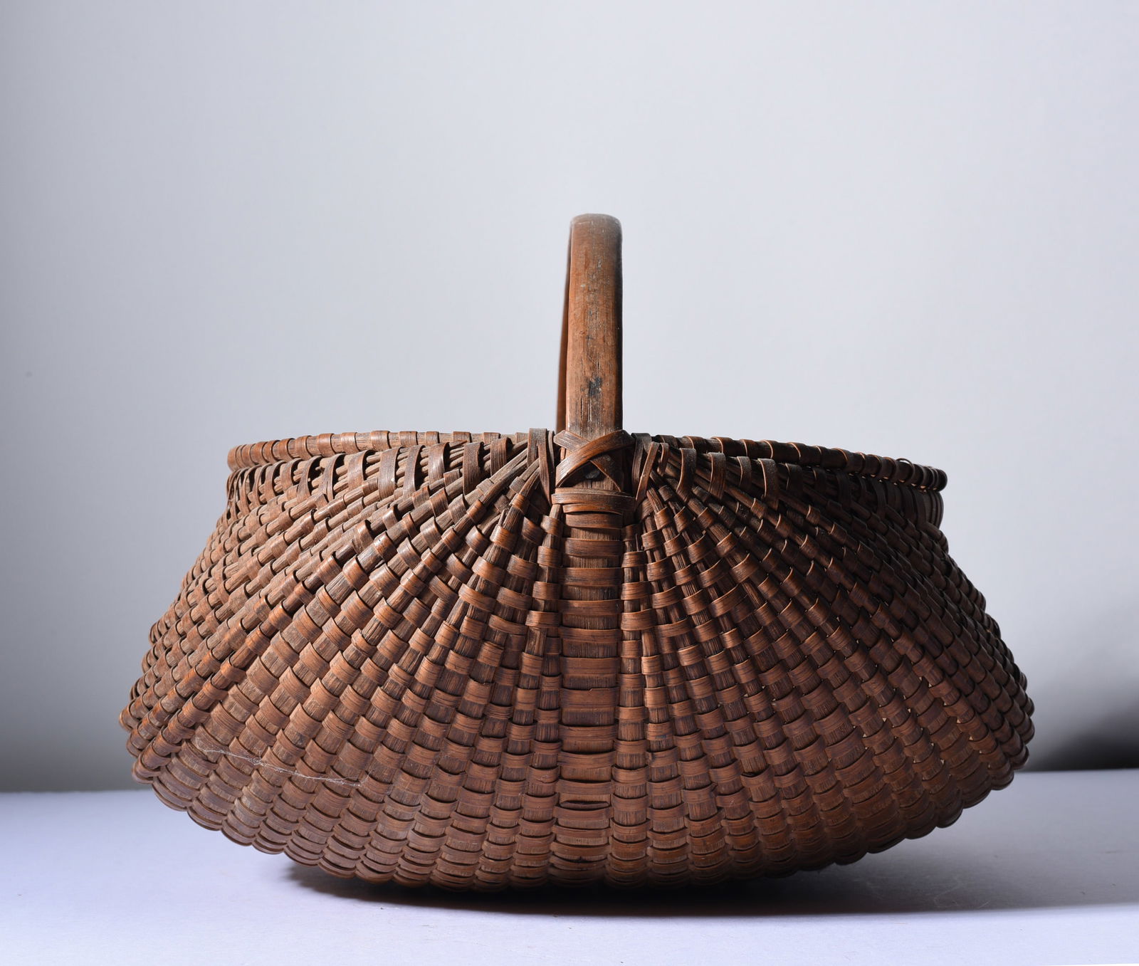 Antique Oak Split Basket ca. 1900 (1 of 9)