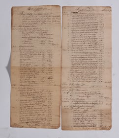 1752 Slave Ship Document De Wolf, Vernon, Levy - Judaica