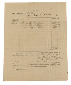 Confederate Broadside 13th Louisiana Gibson Brigade