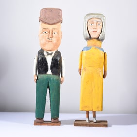 James Bright Bailey Carved Figures