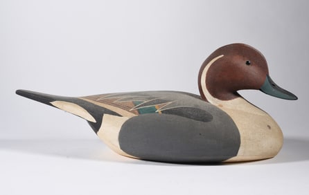 Chuck May Wooden Decoy