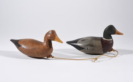 Don Harris Carved Decoy Pair