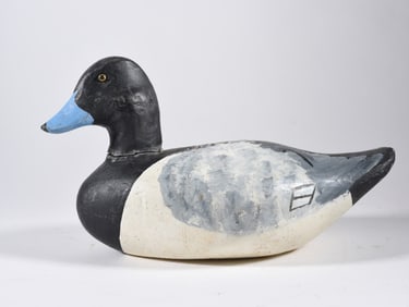 Wood Decoy Carved by Quincy Scarborough