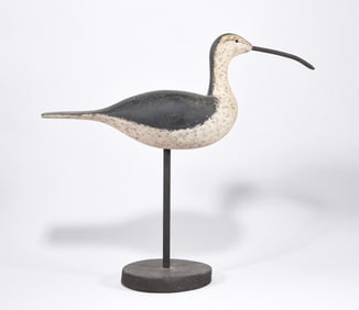 Carved and Painted Shorebird