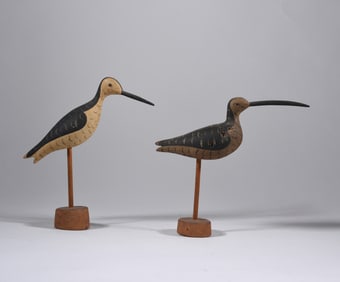 Stevens Carved Shorebirds