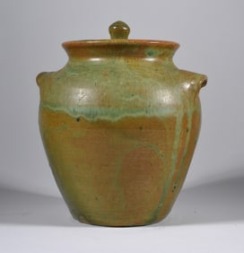 WN Owen Pottery Lidded Jar