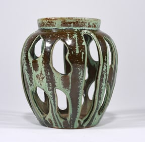 AR Cole pottery Candle Vase