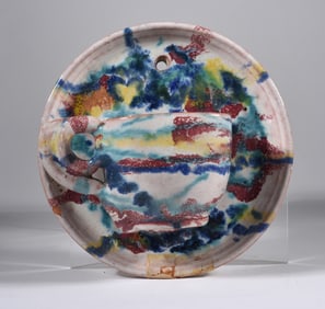 AR Cole Plate with Tea Pot Mounted to hit