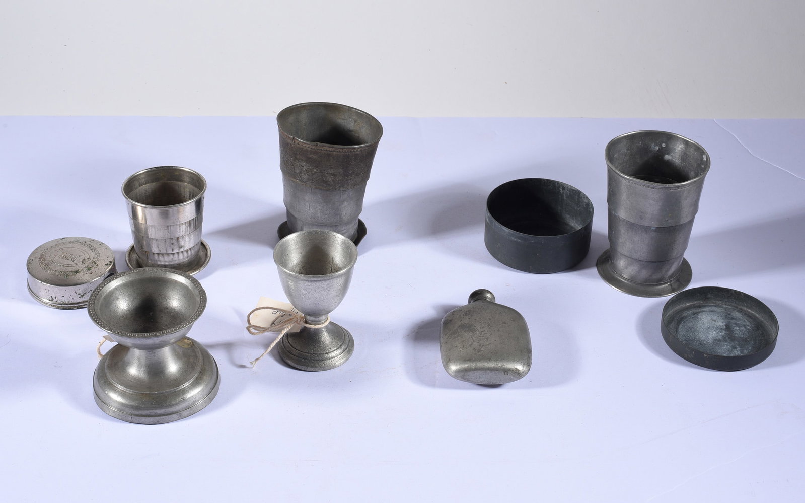 Military Field Cups and Items: Average size 3",. most of this is for Military use and or field use. From the collection of Quincy Scarborough.