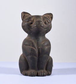 Cast Iron Cat Door Stop
